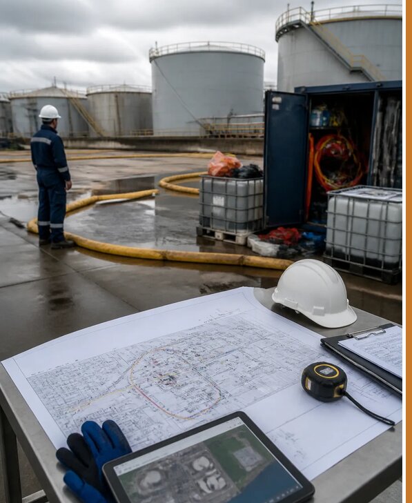 Разработка плана ликвидации разливов нефти в Северске