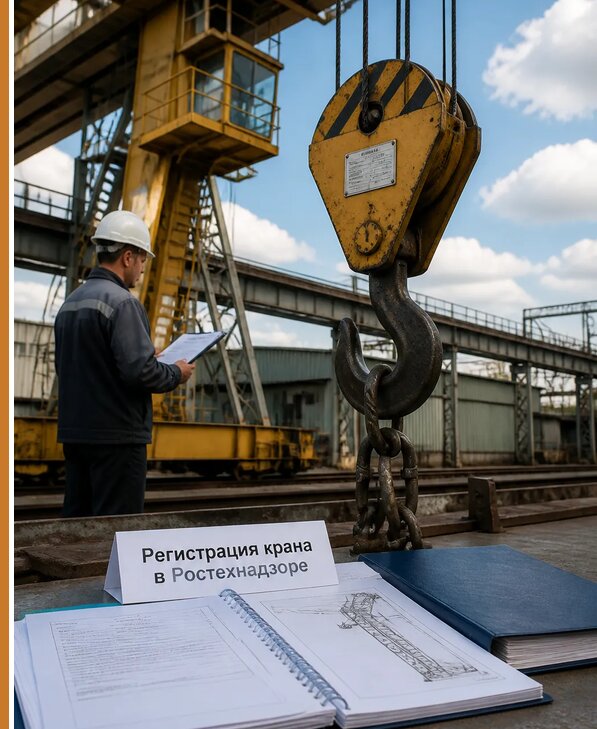 Регистрация крана в Ростехнадзоре в Северске от 15593 р. | Авеста ОТиПБ